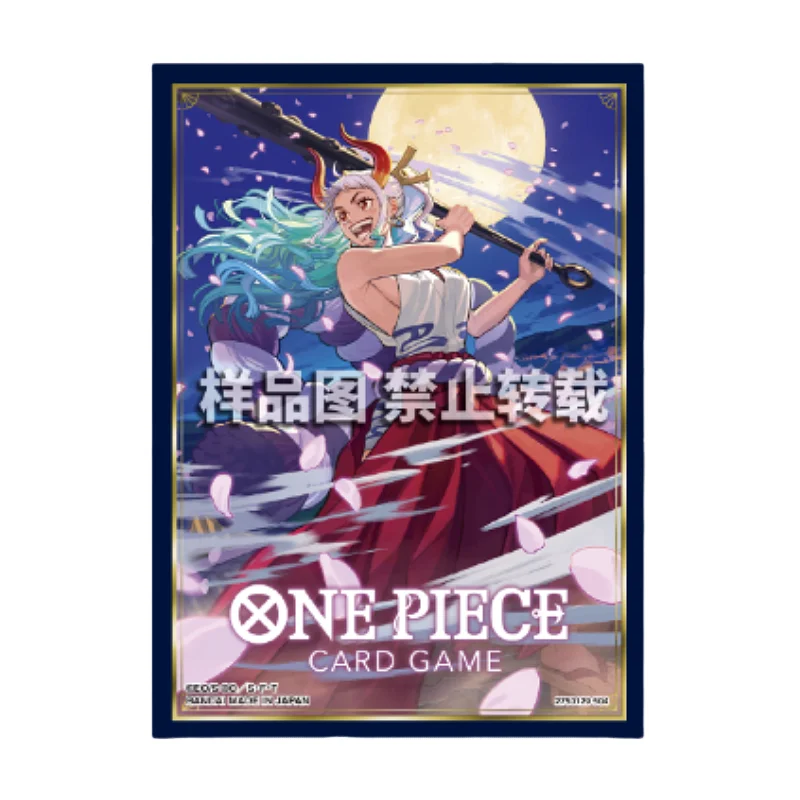 BANDAI 70Pcs/Set 66*92mm Anime One Piece OPCG Game Ver.08 Card Sleeve Yamato Luffy Nami Moria Hobbies Collection Gift Toys