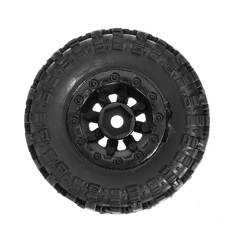 FBIL-8PCS 47X18mm Wheel Rims Tires Tyre Set For Axial SCX24 90081 AXI00001 1/24 RC Crawler Car Upgrade Parts Accessories