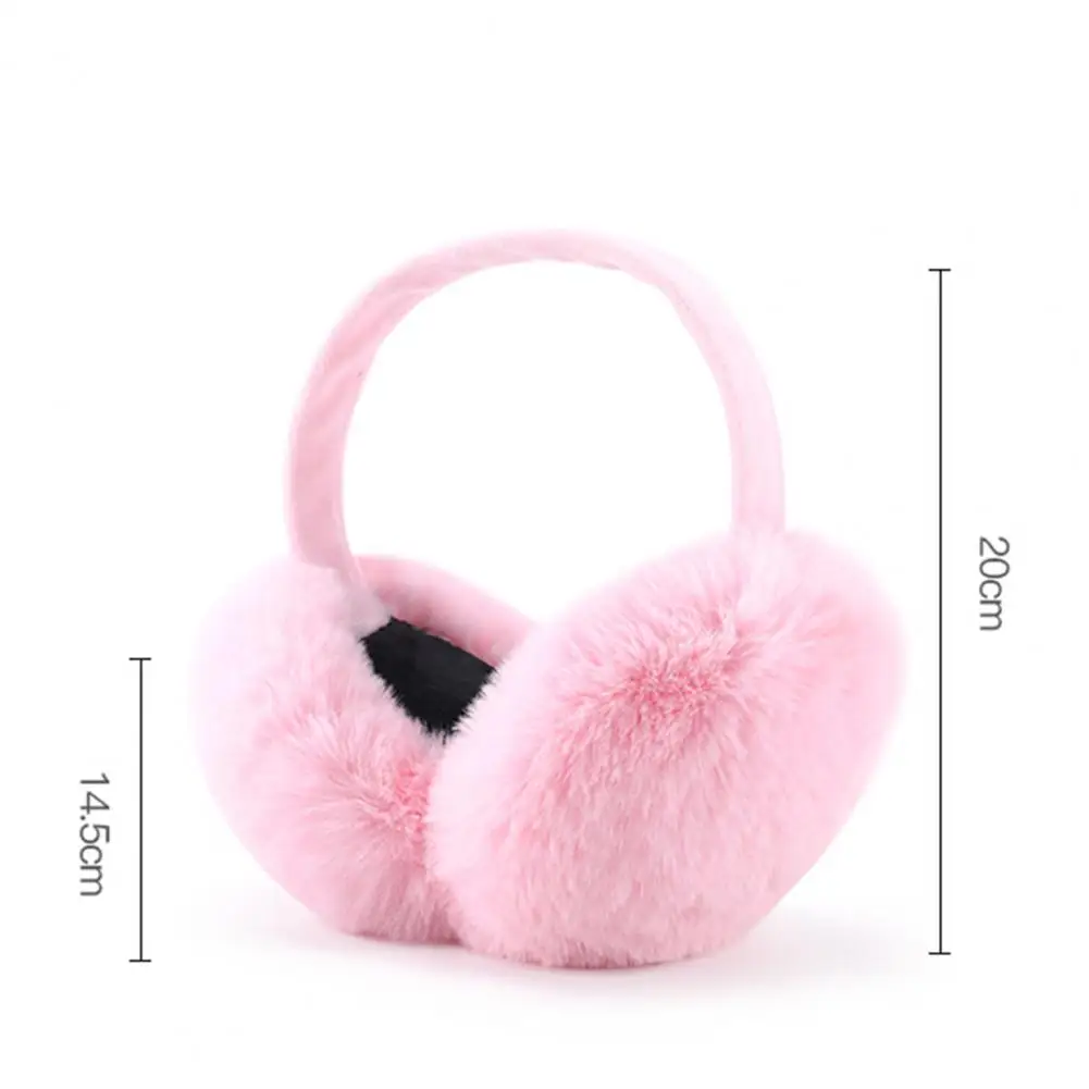 Foldable Ear Warmer Keep Warm Plush Winter Fluffy Plush Earmuffs Thicken Ear Warmer Princess Kids Party Headwear Ear Muff