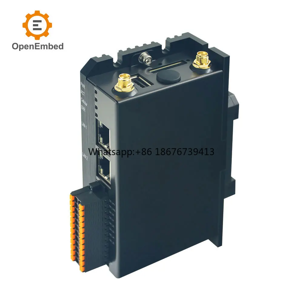 ESP32-P4C6 Programmable PLC Controller Compatible Any Brand Modbus TCP RS485 IO Expandable Ethernet Programming Control