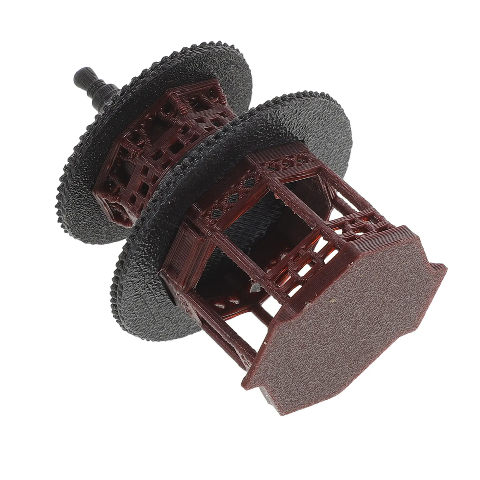 Mini Resin Pavilion Bonsai Decoration Traditional Chinese Style Miniature Garden Pavilion Asian Yard Ornament Micro Landscape