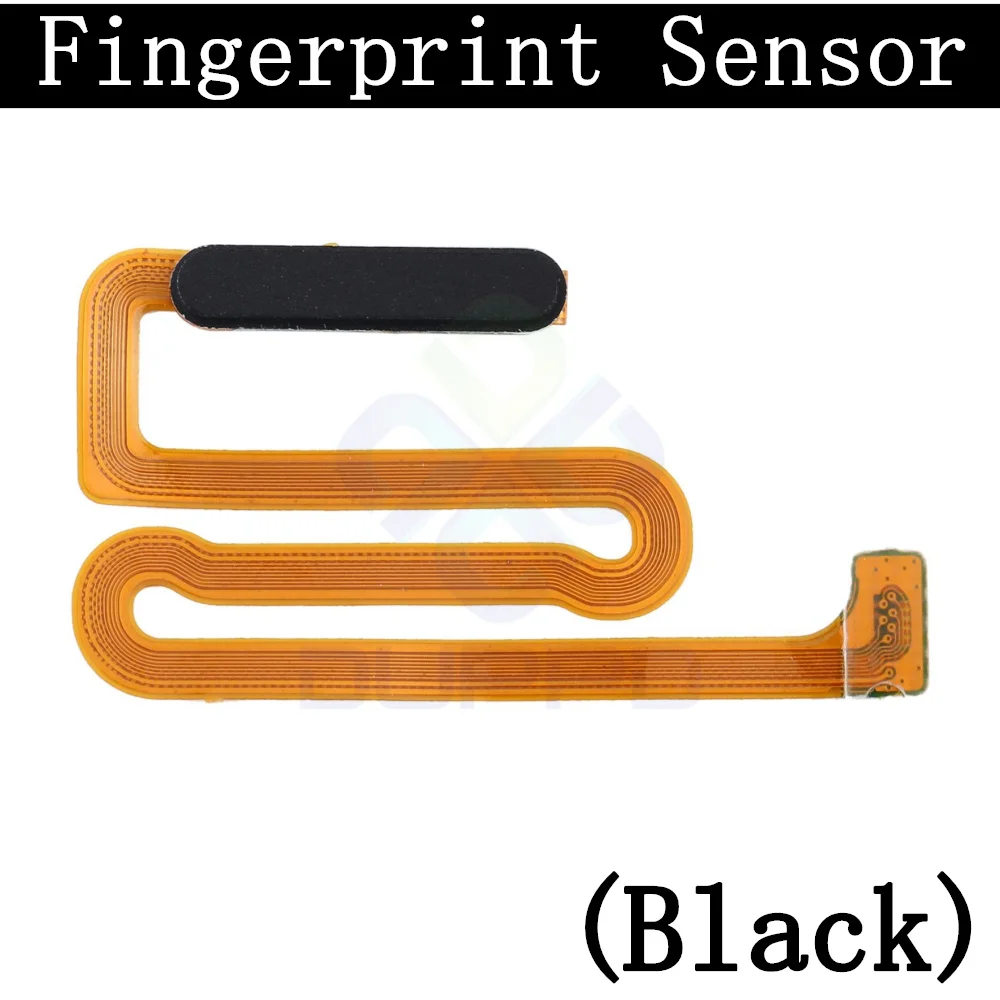 Top Ear Loud Speaker SIM Card Tray Charging Port Board For Samsung A12 A127 A125F Fingerprint Sensor Signal Volume Flex Cable