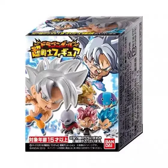 Bandai Original Anime Dragon Ball Z Super Warrior Model Small Series Goku Vegeta Jiren Zamasu Fighter Series Decorative Toy Gift