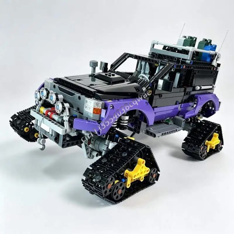 2644PCS Extreme Adventure Off-Road Vehicle MOC Custom Puzzle Motorized RC Model Technical DIY Assembly Creative Building Blocks