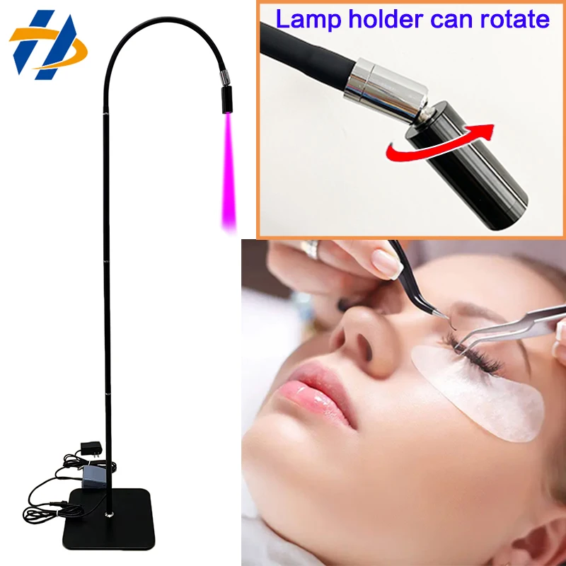 Ultraviolet Light LED Glue Curing Light Beauty Nail Beauty Eyelash False Eyelashes Grafting Foot Step Switch Floor Lamp uvled