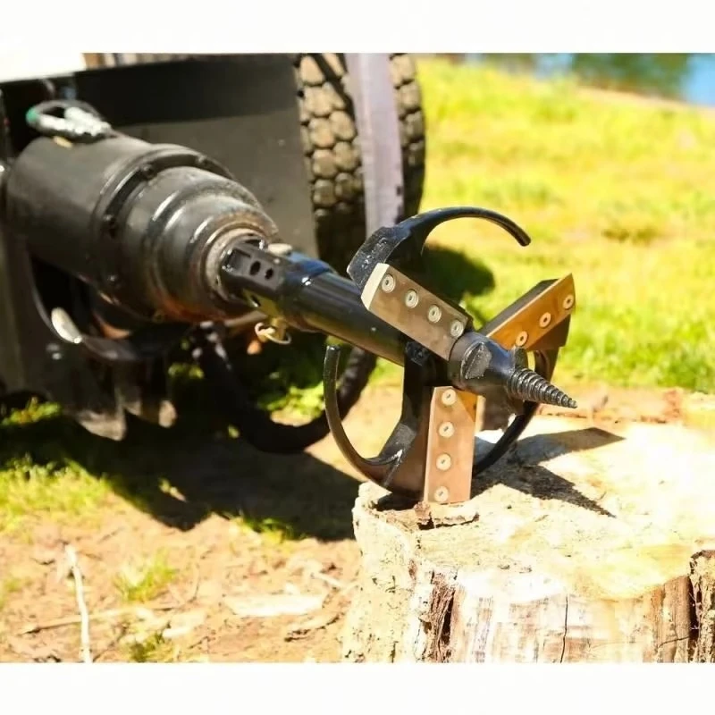 Industrial Stump Grinder Attachment for Excavator Skid Steer Tree Stump Removal Crusher Planer Heavy Duty