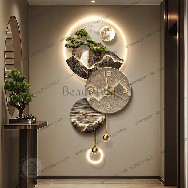 Best Sellers Minimalist Vintage Wall Watch Art Mural Xenomorph Silent Aesthetic Design Clock Wall Simple Restaurant Horloge Mura