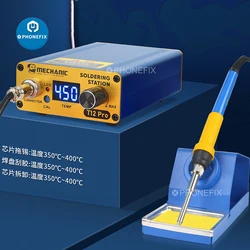 Mechanic T12 Pro Anti-static Digital Soldering Station quick Heating Station With Iron Tips for Mobile Phone Motherboard Repair