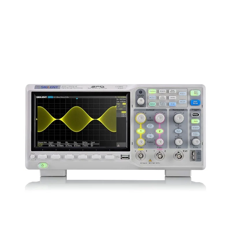 

Siglent Technologies SDS1202X-E 200 mhz Digital Oscilloscope 2 Channels, Grey