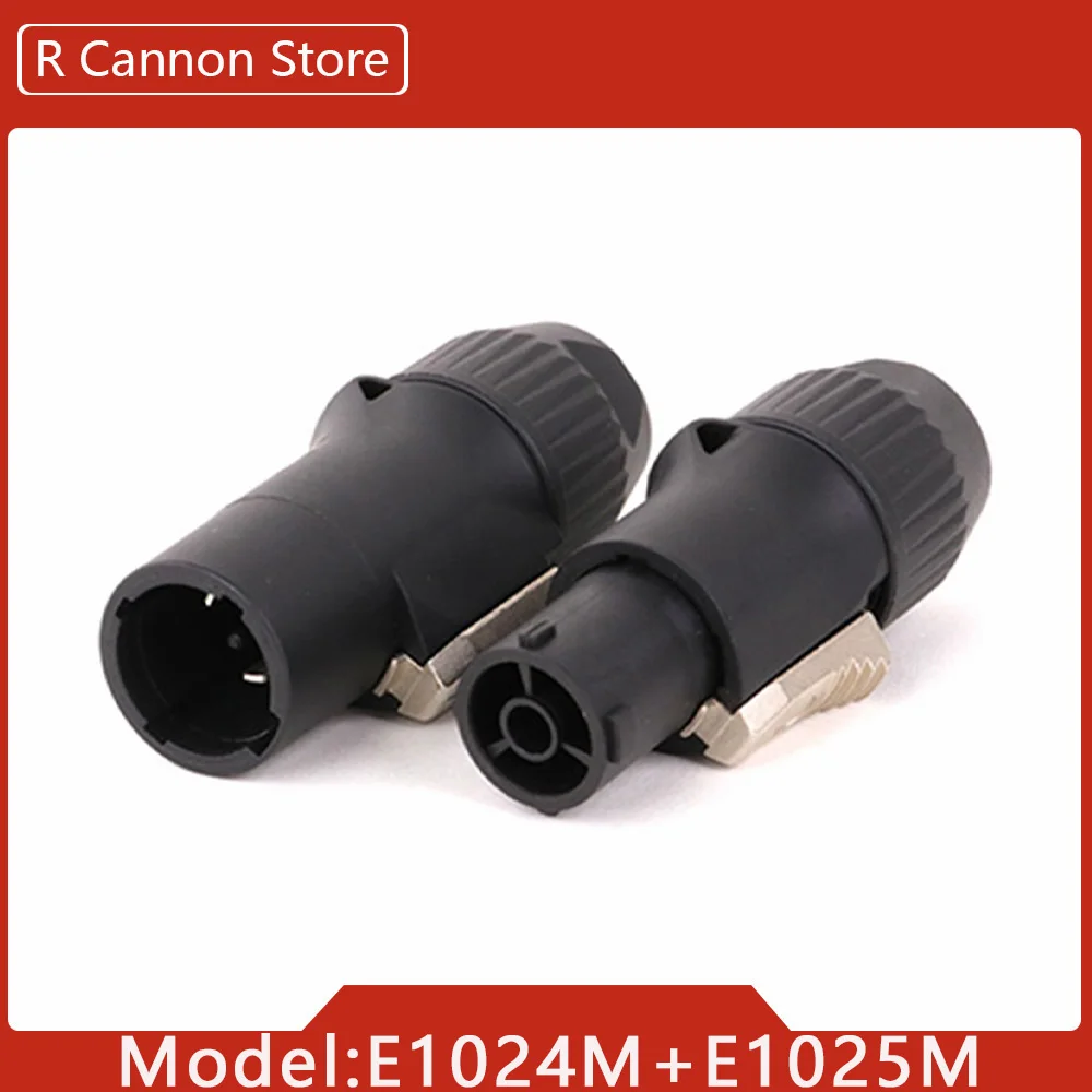 10 stücke 3Pins In/Ausgang Wasserdichte Verriegelung Powercon Stecker Weibliche Chassis Draht Kabel Anschlüsse PA66 Material IP65 grade