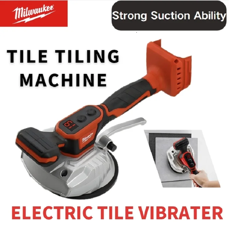 Milwaukee Tile Laying Machine 8-Speed Control High Loading Capacity Wall Floor Tile Laying Vibrating  Power Tools（No battery）