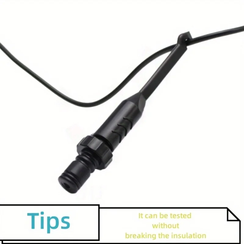 Präzisions-Rückseitensonde-Werkzeugsatz: 4-mm-beschichtete Bananenstecker mit nicht durchdringenden Greifern für die ECU-Diagnose