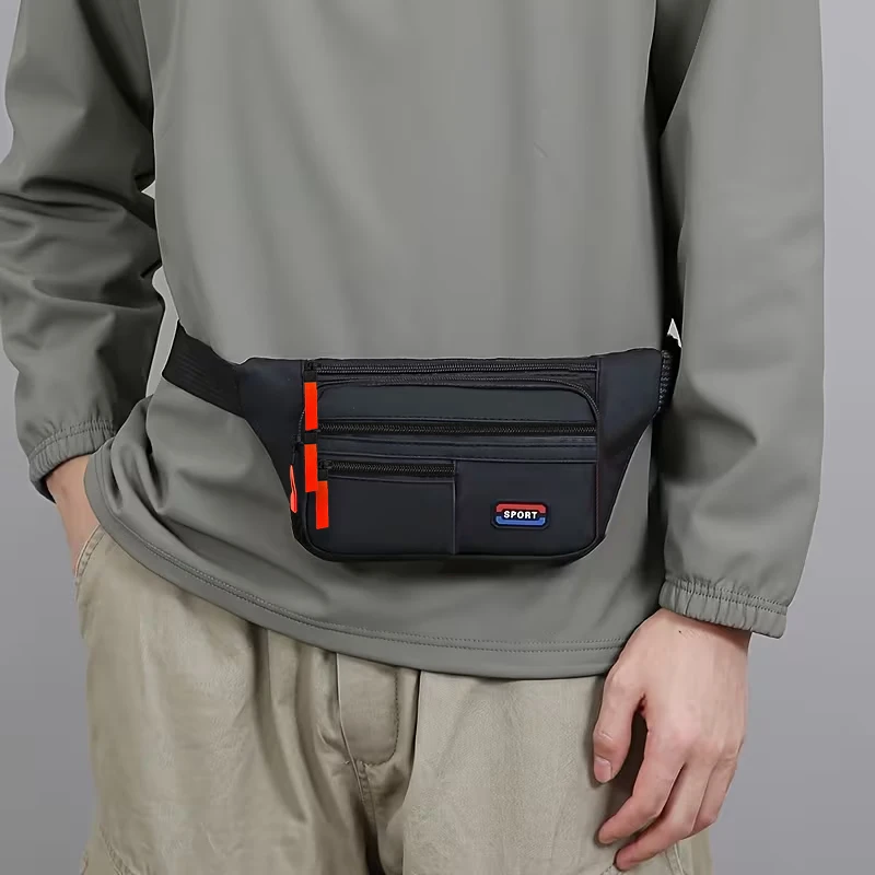 Breathable Sport Waist Pack, Durable Water-Resistant Bum Bag, Casual Chest Bag for Hiking Running and Daily Us