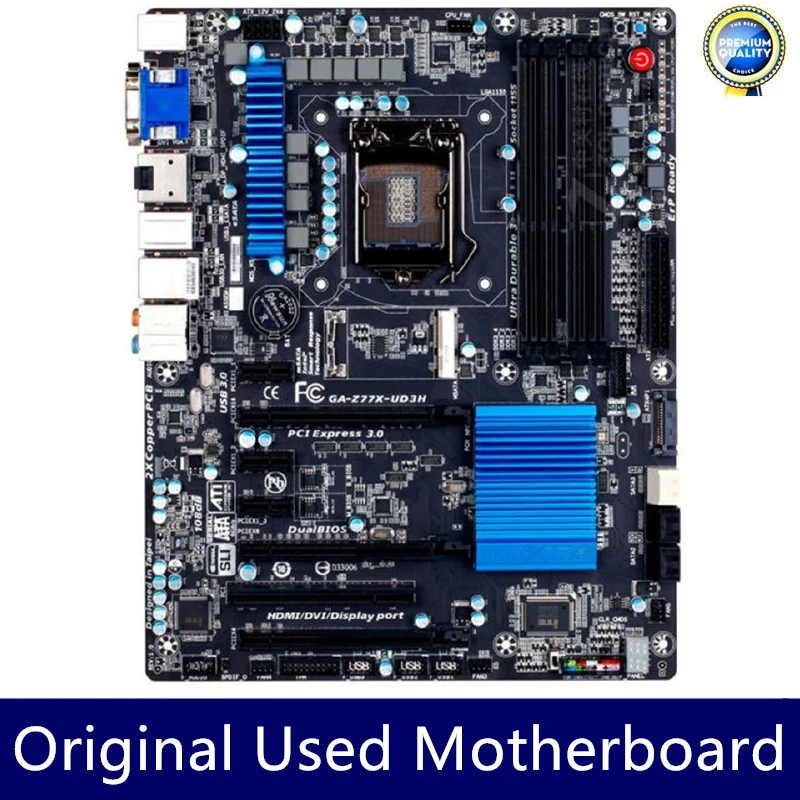 

GA-Z77X-UD3H Z77X-UD3H Desktop Motherboard
