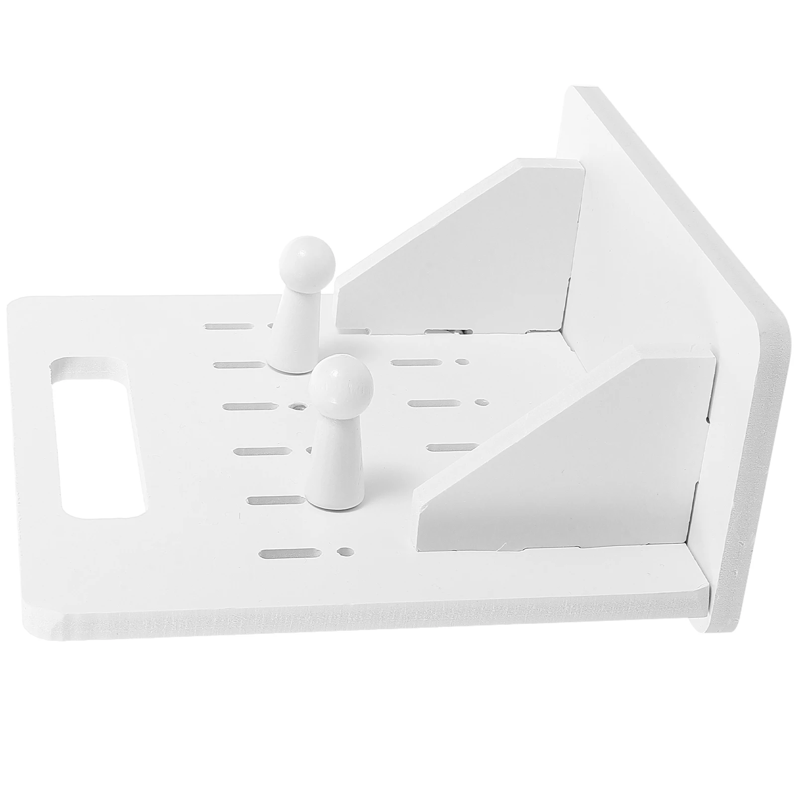 

Desktop Storage Rack Vertical Design for Small Spaces Bedroom Dormitory Easy Classification Storage Holder Pegboard Display