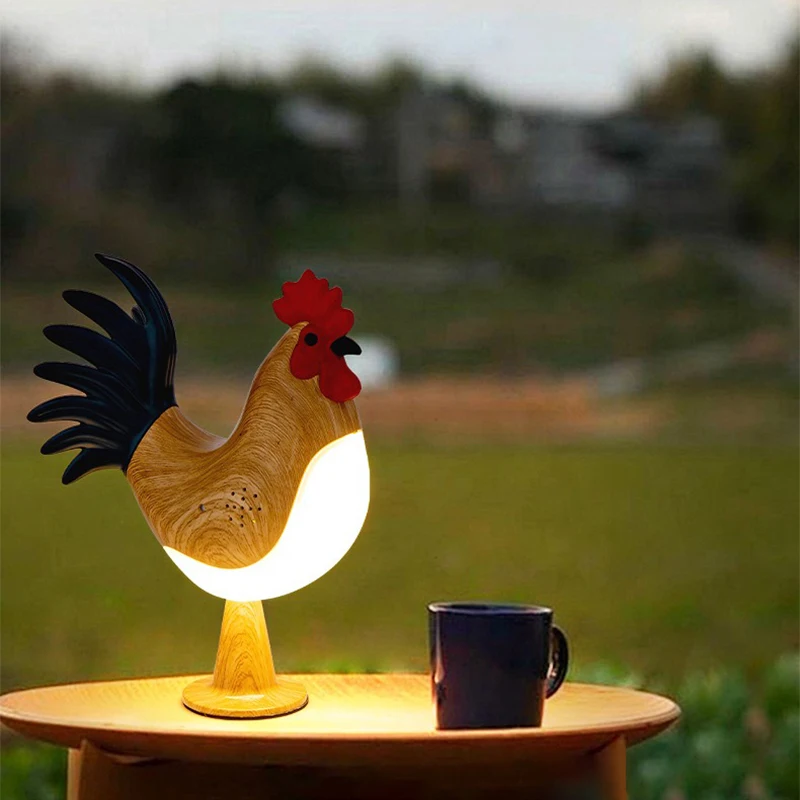 Decoratieve nachtverlichting gesimuleerd dier grappig Pasen Home Decor Party Carnaval kip Lamp Chick nachtlampje ornamenten