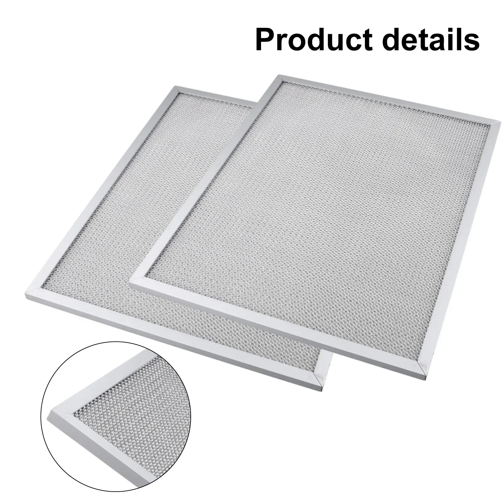 2Pcs Cooker Hood Grease Filter Kitchen Extractor Ventilation Aluminium Aspirator Filter Mesh For Robinhood Alto 600.alto RA6WH