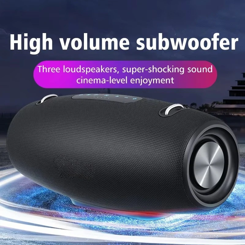 60W Portable Rechargeable Speaker 10000mAh Battery IPX6 Waterproof AUX For Outdoor Indoor Home Theatre
