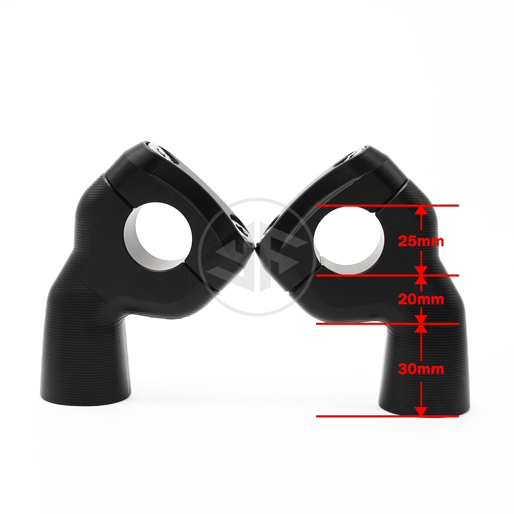 Motorcycle Accessories Handlebar Riser Clamps Adapter For TRIUMPH Bobber Black Bonneville T100 T120 Speedmaster Raises Handlebar