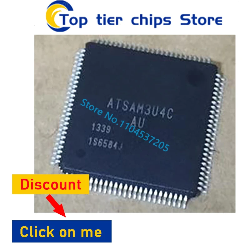 

(2-10piece)100% New ATSAM3U4C-AU ATSAM3U4C AU QFP-128