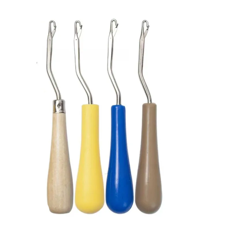 حلقة حلقات صغيرة وصلات الخرز جديلة مزلاج هوك الكروشيه البلاستيك إبرة الرهبة قفل متماسكة الشعر الكروشيه إبرة هوك