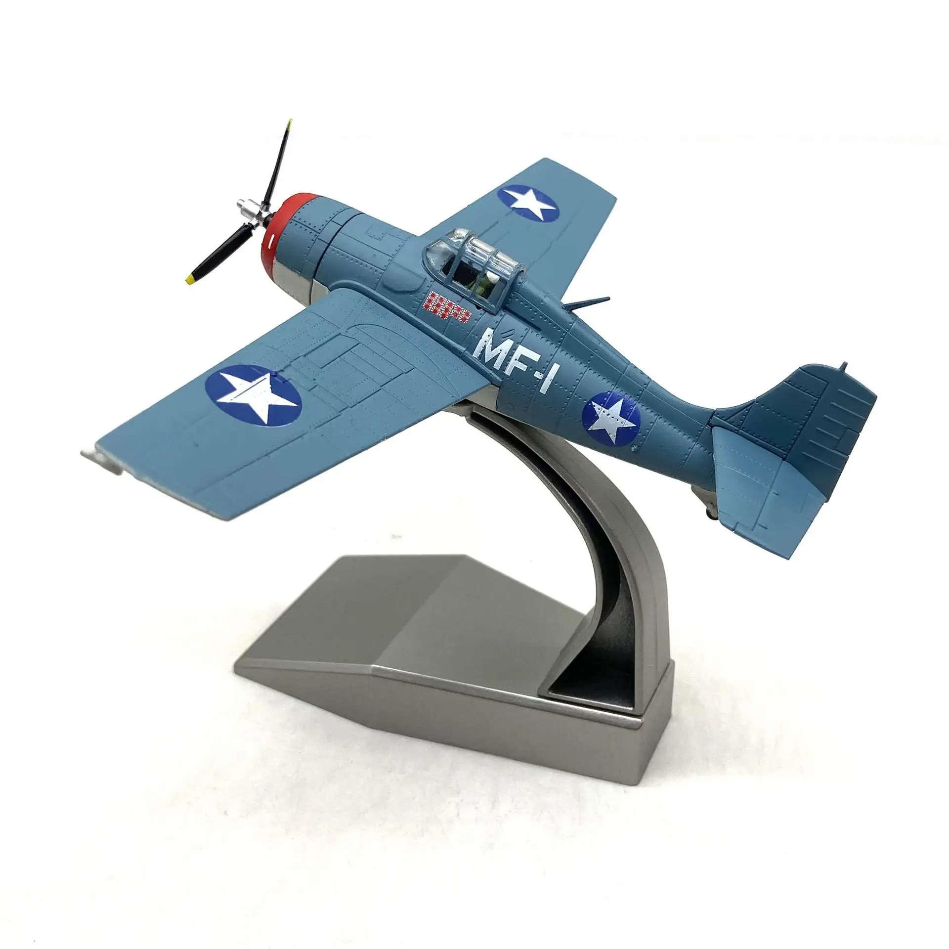 American F4f Wildcat 1:72 Scale Carrier-Based Fighter Alloy Aircraft Model Desktop Decoration Adults Gifts Airplane Display