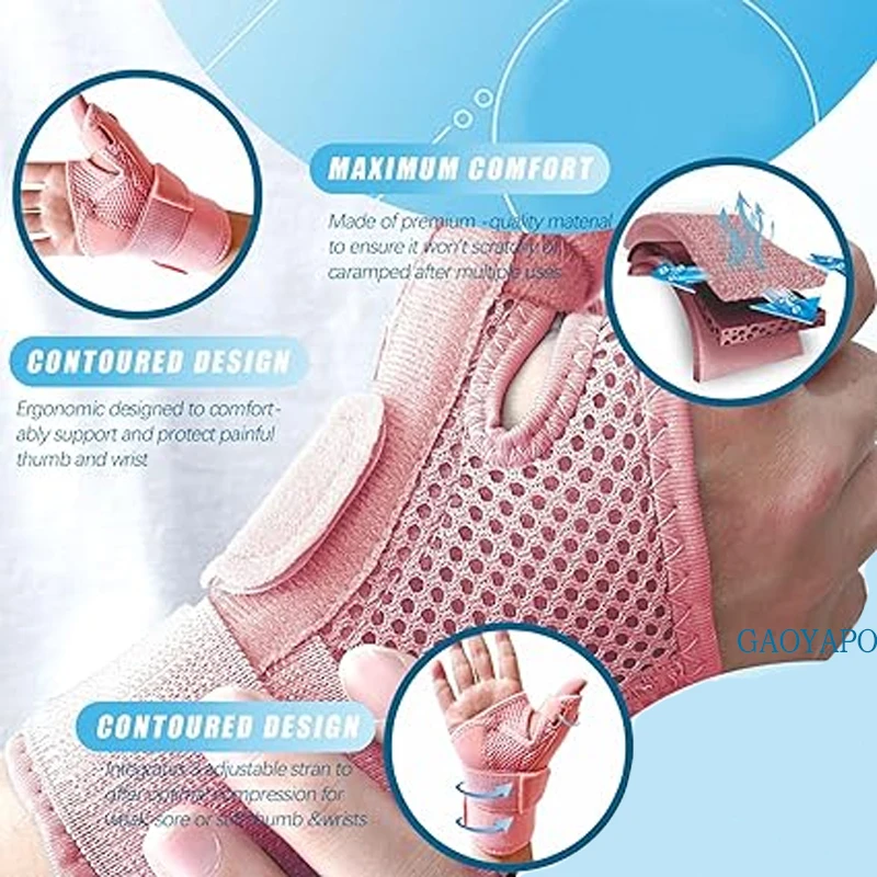 New Upgraded Thumb Splint for Right & Left Hand,Reversible Thumb Brace for Arthritis Pain & Support,Thumb Stabilizer for Sprains image 3