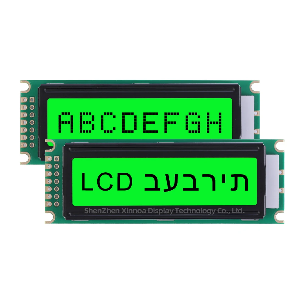 COB LCD Module High-Quality LCD Screen 1*8 LCD 8*1 0801 8X1 Voltage 3.3V Yellow Green Film European 0801A Character LCD Screen