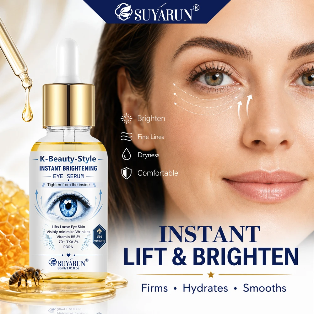 Anti-Fatigue Eye Serum & Cream Duo – Tightens Loose Skin, Revives Tired Eyes, Instant Radiance Boost.