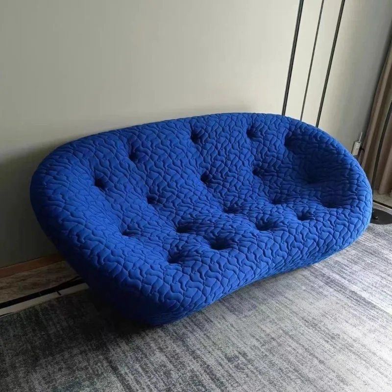 Light luxury simple special-shaped all-inclusive Nordic curved lazy living room bedroom household fabric