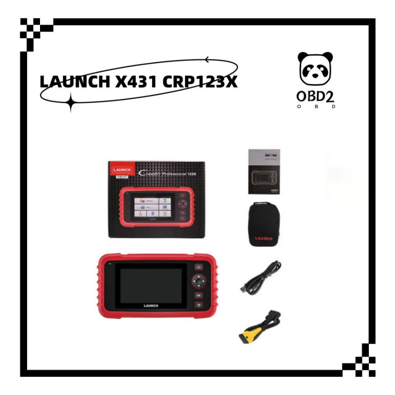 

LAUNCH X431 CRP123X Car OBD2 Diagnostic Tool Scanner Engine ABS Airbag SRS AT Code Reader Free Update PK CRP123 CRP123E