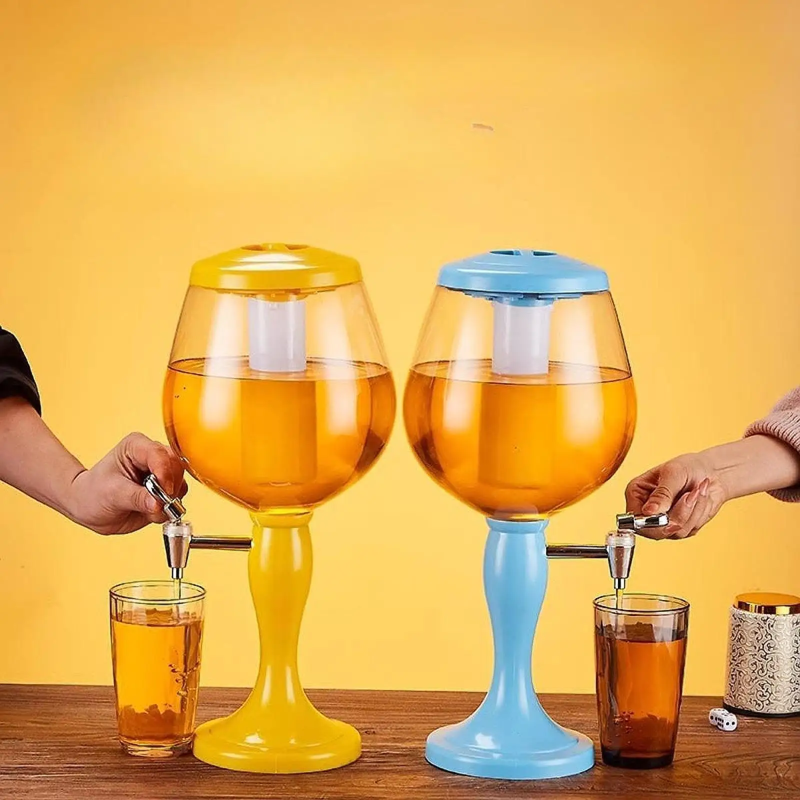 Beer Beverage Dispenser 3L Drink Dispenser for Gameday Kitchen Outdoor