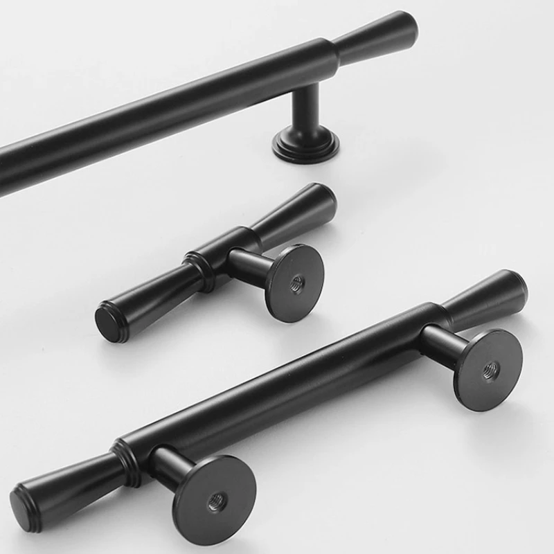 أسود للخزانة ومقابض درج المطبخ ومقابض خزانة الخزانة #2