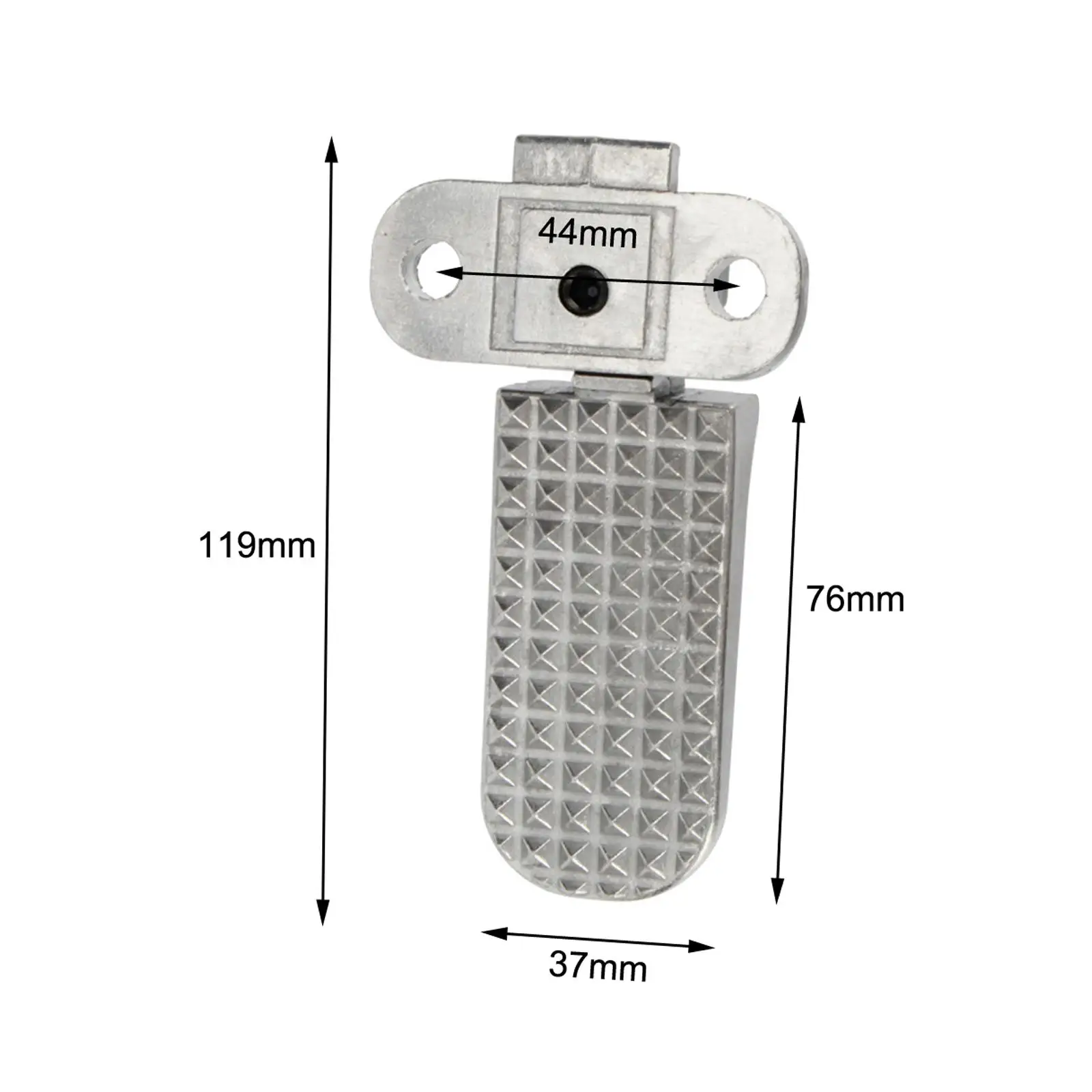 2Pcs Electric Bike Rear Pedals Footrest Quick Release, Foot Pegs Scooter Pedals Bike Pedals for Mountain Bike