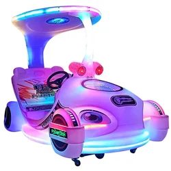 Amusement park attractive kiddie rides Roof Phantom electric battery bumper cars Entertainment Equipment for kids and adults