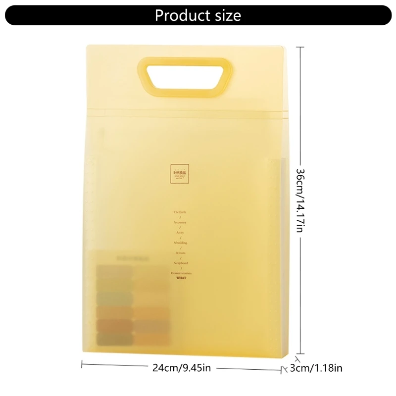

Expandable Document Portfolios 13 Separate Compartment Waterproof Plastic Texture