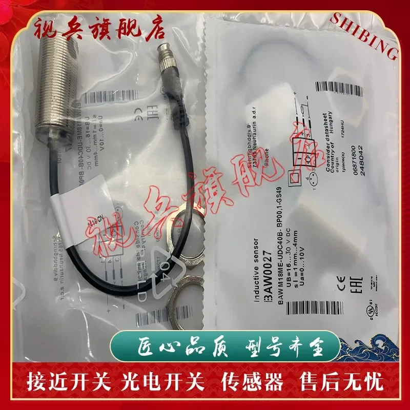 New Spot BAW M18ME-UDC40B-BP00 1-GS49 Proximity Switch Sensor for Industrial Automation