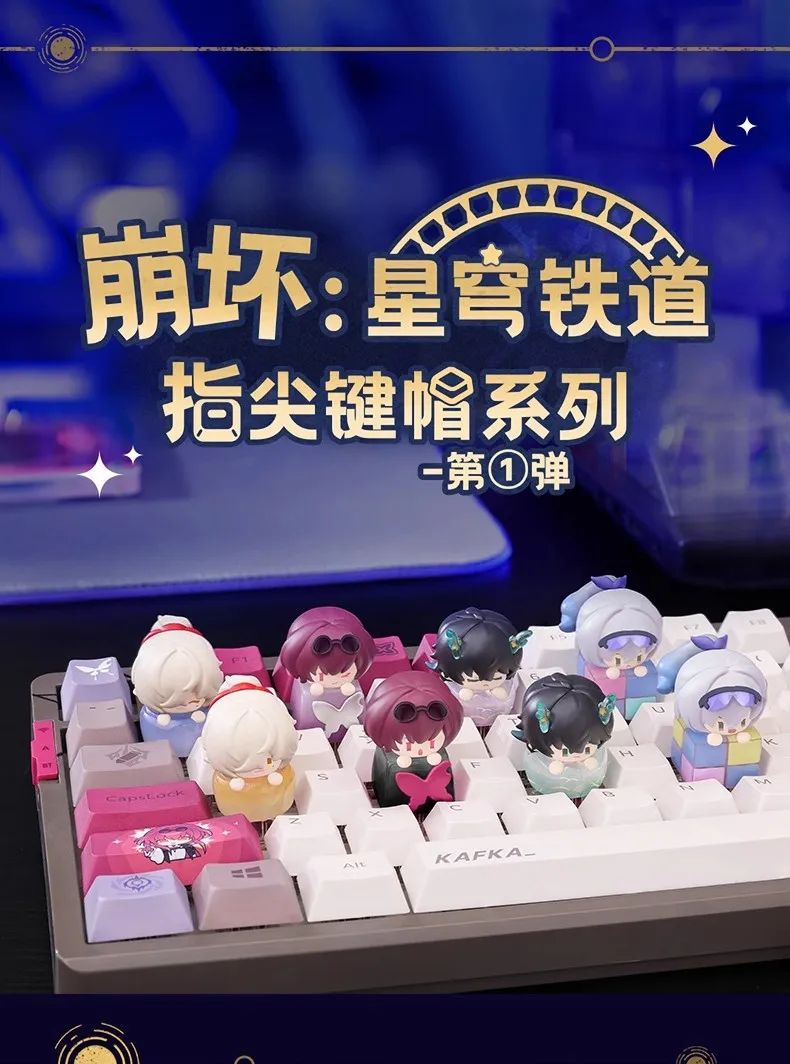 

Honkai: Star Rail Keycap Blind Box Set - Official MX Switch Art Keycaps, Mechanical Keyboard Decor & Collectible Gift