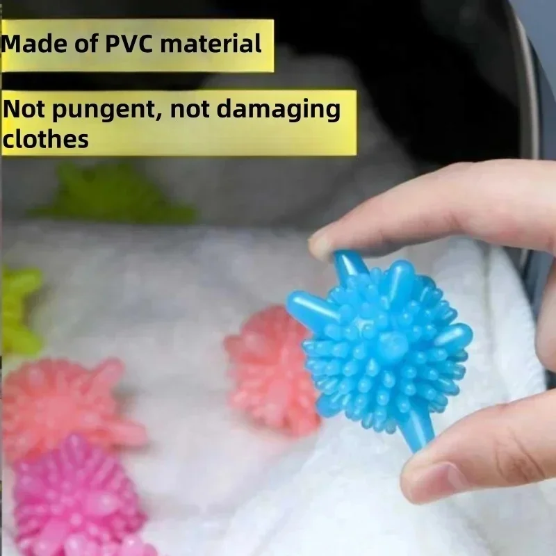 5/15/30pcs Laundry Ball PVC Washing Machine Decontamination Anti-Tangle Clothes Cleaning Ball Washing Machine Accessories