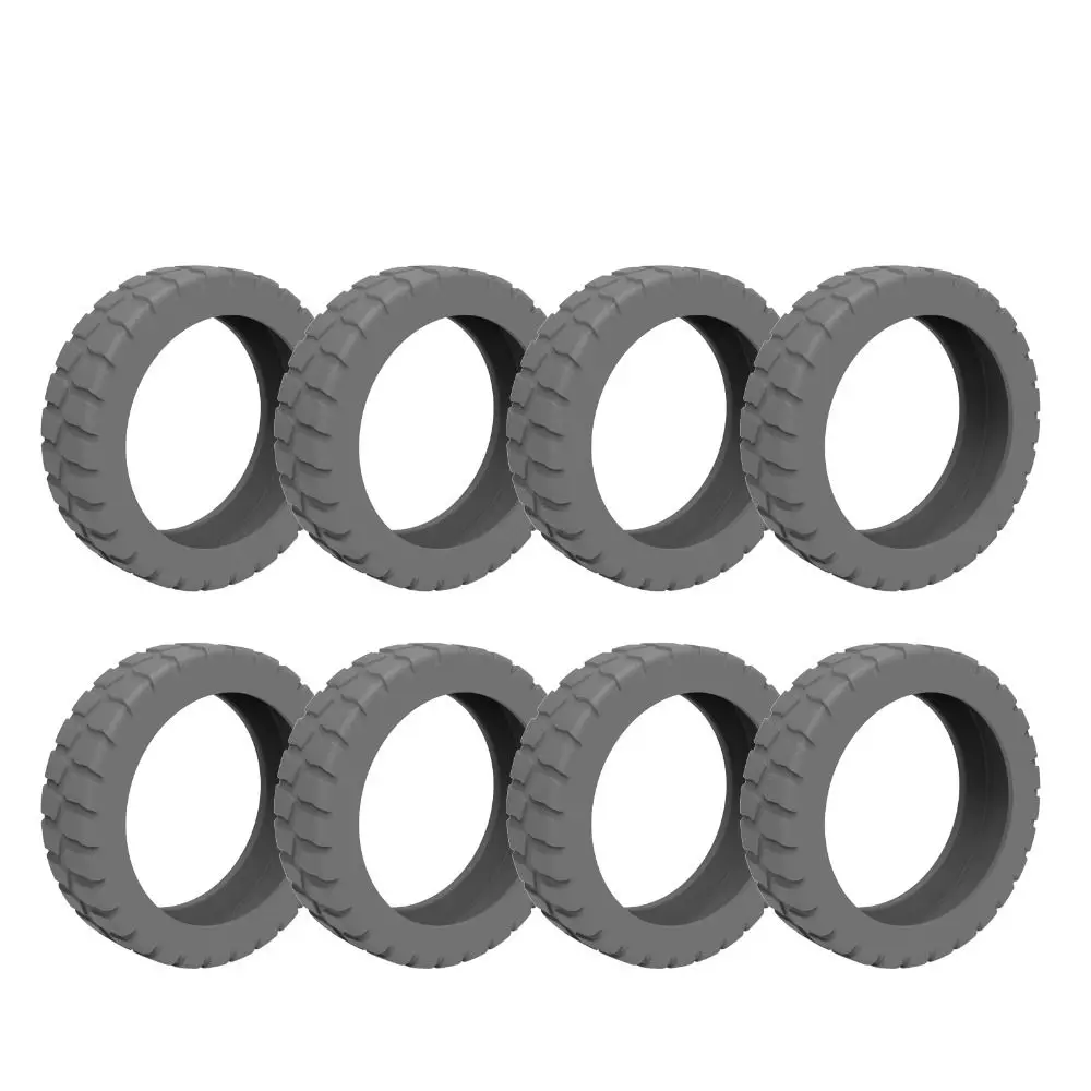 8PCS Silicone Luggage Wheels Protector with Silent Sound Thicken Texture Trolley Box Casters Cover Reduce Noise