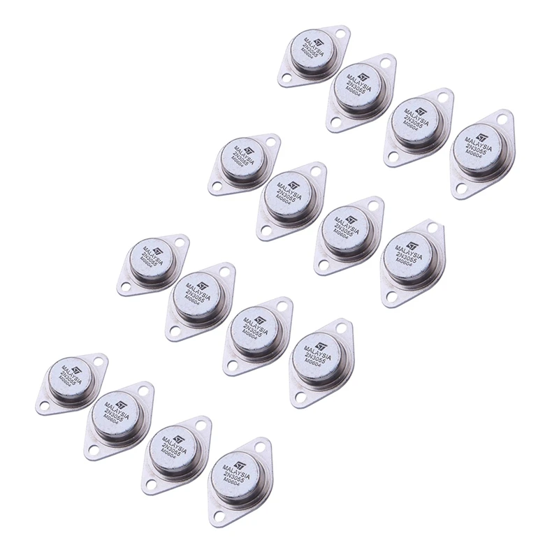 

16 X 2N3055 15A 60V NPN AF Audio Power Transistor TO-3