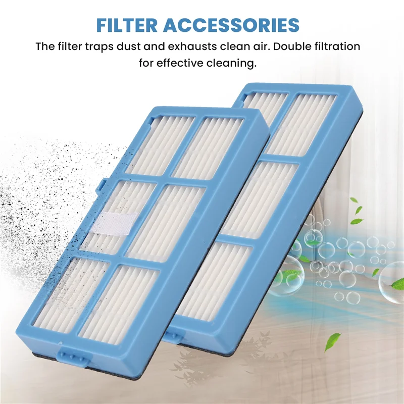

ABKR-For Proscenic 850T / Pioneer VC704R / Ultenic D5, D5s, D5s Pro Replacement Parts Accessory Main Side Brush Filter Mop