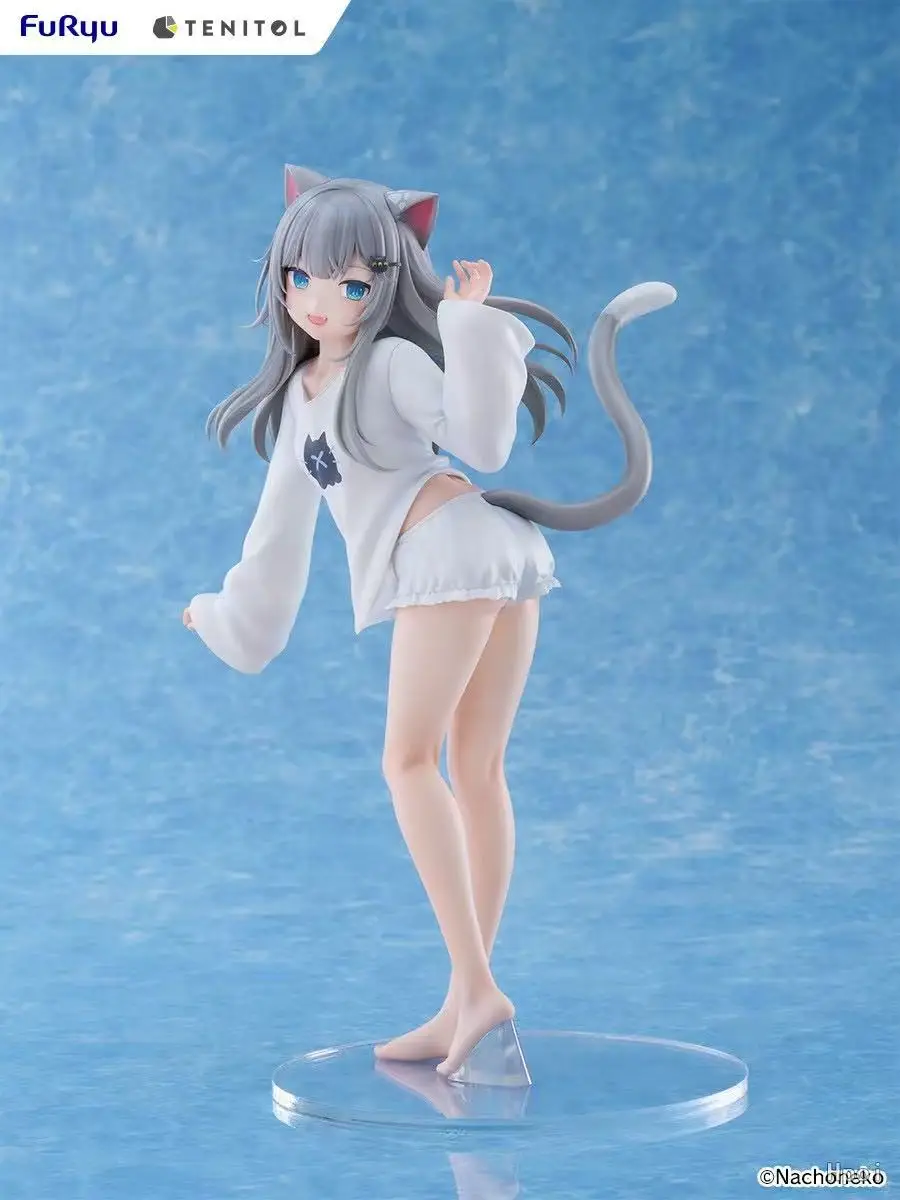 

In Stock Original FuRyu TENITOL TALL Nachoneko anime Action Figure PVC Collectible Model Toys