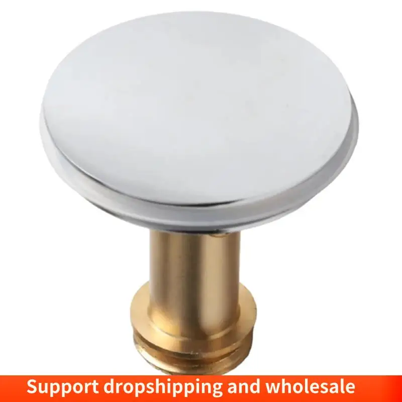 AA86 Wash Basin Bounce Drainage Filter Pure Copper Bounce Cover Up And Down Press Type Drain Device Filter