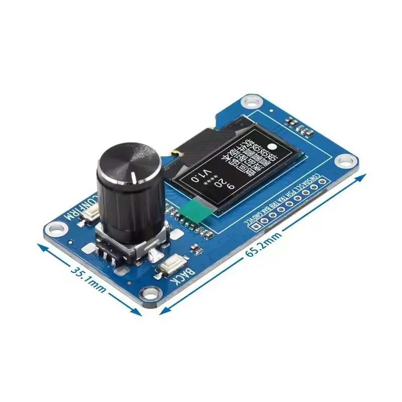 

Estardyn 1.3 Inch OLED Display with EC11 Rotary Encoder Module, IIC White/Blue Screen for Arduino Menu Control DIY