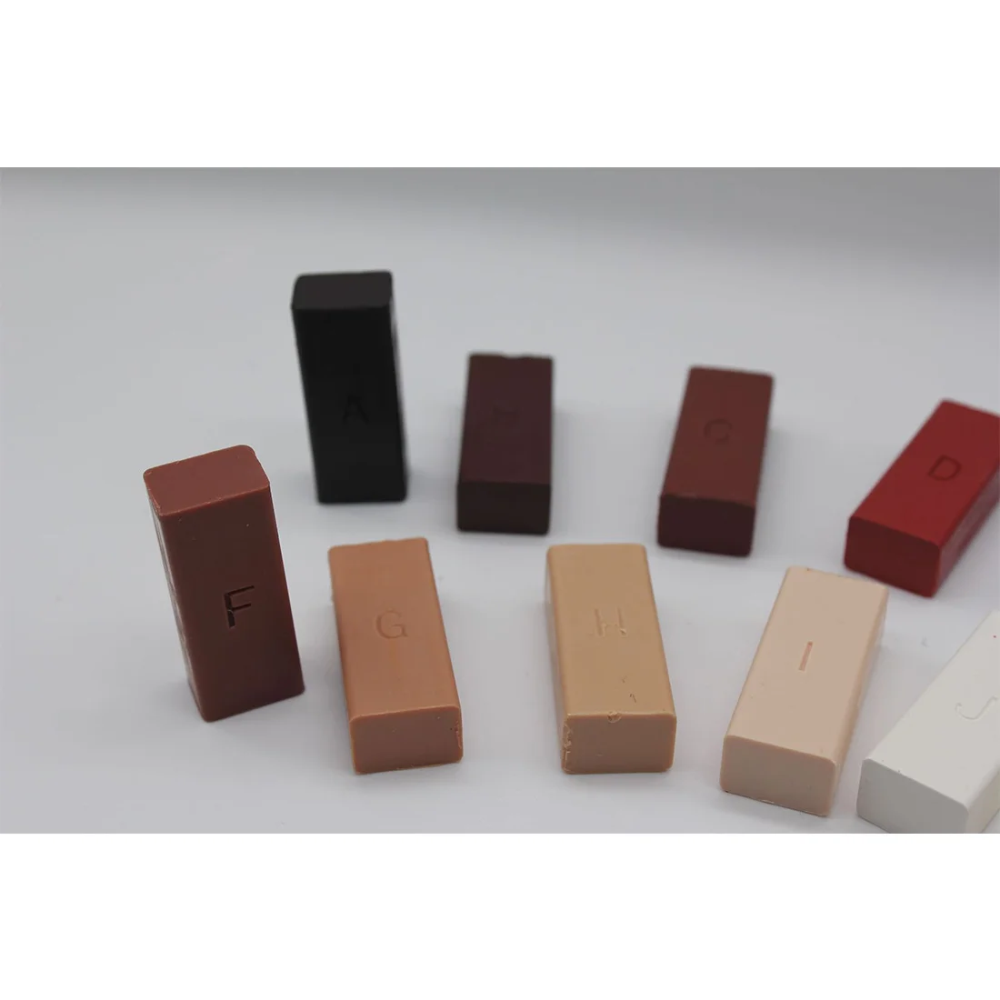 A68P-Laminate Repairing Kit Wax System Floor Worktop Sturdy Casing Chips Scratches Mending Tool Repair Hand Tool Kit