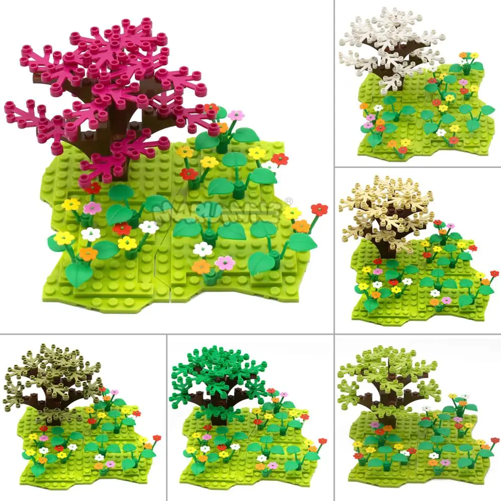 MARUMINE MOC Classic Bricks Tree Sets Assembling Blocks Natural And Technology Idea Building Model Compatible Toys For Kids Gift