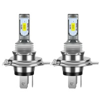 H4 Led Fog Light Bulbs White Yellow Blue 3000K 6000K 12000K Car High Low Beam Headlamp Bulb 12V Car LED Lights