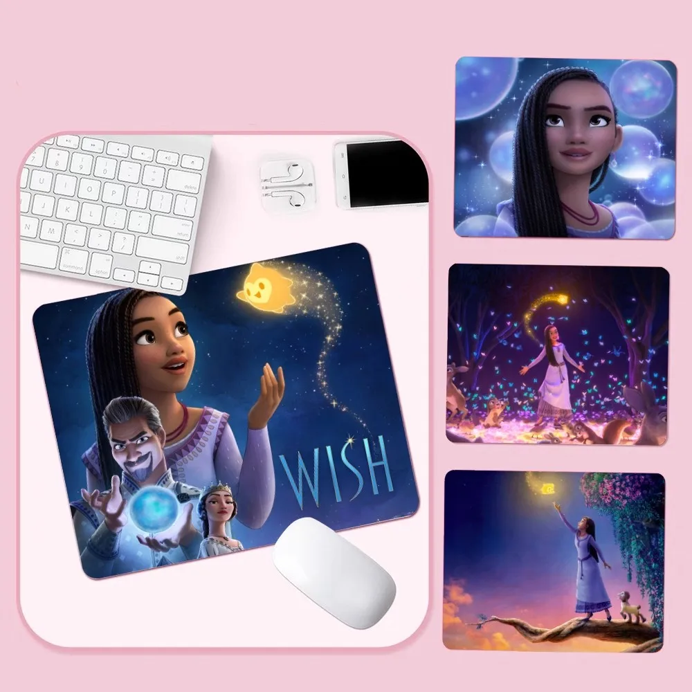 

Disney Wish Mousepad Custom Skin Desktop Desk Mat Kawaii Gaming Accessories Students Writing Pad Padmouse Desk Play Mats