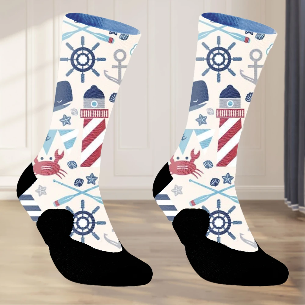 Calcetines deportivos de baloncesto para hombre y mujer, medias divertidas de Hip-hop con estampado de cielo espacial, ideal para fútbol y ciclismo